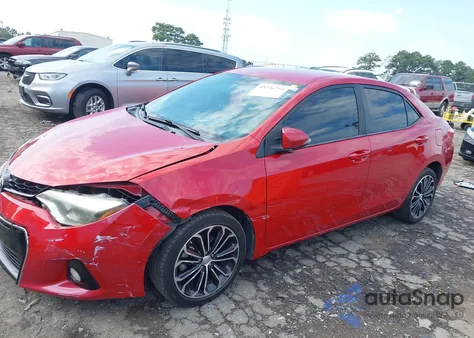 2014 Toyota Corolla S Plus from USA, damaged, VIN 2T1BURHE9EC185681